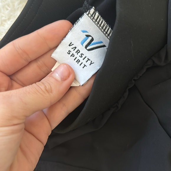 Varsity Black Mesh Detail Shorts. New. Size Adult Extra Small. - Picture 5 of 6